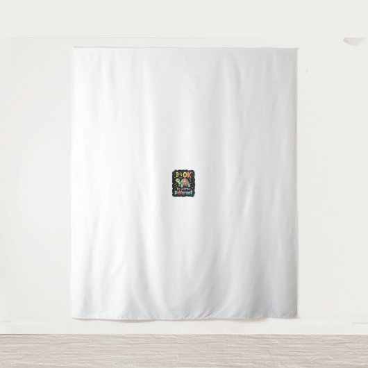 Autism Awareness It's Ok To Be A Little Different  Wandteppich (Vorderseite)