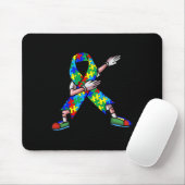 Autism Awareness Kids Dabbing Puzzle Piece Love Da Mousepad (Mit Mouse)