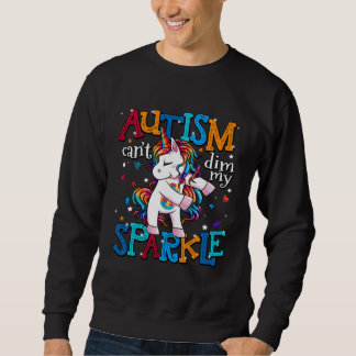 Autism Awareness Kids Unicorn  For Autism Mom Girl Sweatshirt
