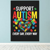 Autism awareness leinwanddruck (Insitu (Holzboden))