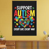 Autism awareness leinwanddruck (Insitu (Wohnzimmer))