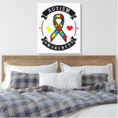 Autism Awareness Leinwanddruck (Insitu (Schlafzimmer))