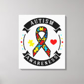 Autism Awareness Leinwanddruck (Vorderseite)