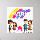 Autism Awareness  Leinwanddruck (Vorderseite)
