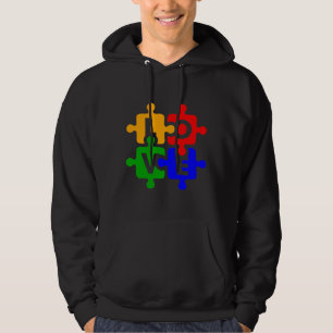 Autism Awareness Love Puzzle Asd Or Neurodiversity Hoodie