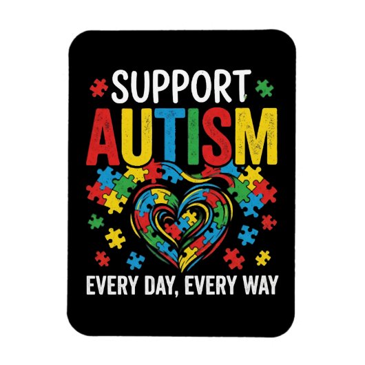 Autism awareness magnet (Vertikal)