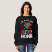 Autism Awareness Matching Family I'm a Proud Autis Sweatshirt (Vorne ganz)