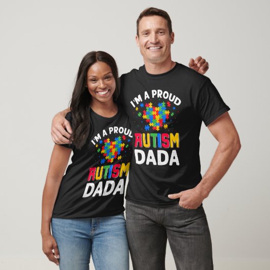 Autism Awareness Matching Family I'm a Proud Autis T-Shirt (Unisex)