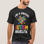 Autism Awareness Matching Family I'm a Proud Autis T-Shirt (Vorderseite)