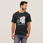 Autism Awareness Month Mama Papa Elephant Love Nee T-Shirt (Vorne ganz)