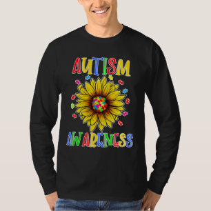 Autism Awareness Month Puzzle Pieces Autism T-Shirt
