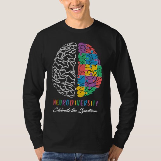 Autism Awareness Neurodiversity Celebrate The Spec T-Shirt (Vorderseite)