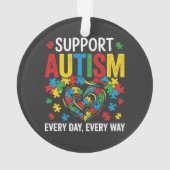 Autism awareness ornament (Rückseite)