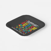 Autism awareness pappteller (Gewinkelt)