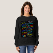 Autism Awareness Penguin For Teacher Autism Moms D Sweatshirt (Vorne ganz)