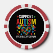 Autism awareness pokerchips (Vorderseite)