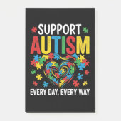 Autism awareness post-it klebezettel (Vorderseite)