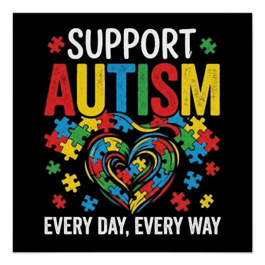 Autism awareness poster (Vorderseite)