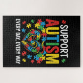 Autism awareness puzzle (Horizontal)