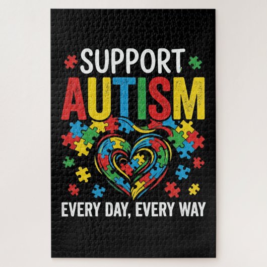 Autism awareness puzzle (Vertikal)