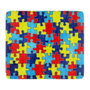 Autism Awareness-Puzzle by Shirley Taylor Schneidebrett