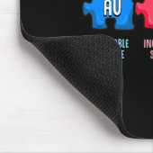 Autism Awareness Puzzle Chemical Element Mousepad (Ecke)