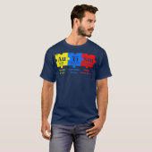 Autism Awareness Puzzle Chemical Element T-Shirt (Vorne ganz)