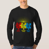 Autism Awareness Puzzle Chemical Element T-Shirt (Vorderseite)