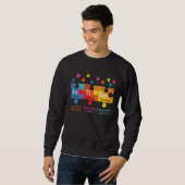 Autism Awareness Puzzle Chemical Elements Sweatshirt (Vorne ganz)