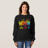 Autism Awareness Puzzle Chemical Elements Sweatshirt (Vorne ganz)