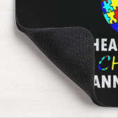 Autism Awareness Puzzle Design Support Special Ed  Mousepad (Ecke)