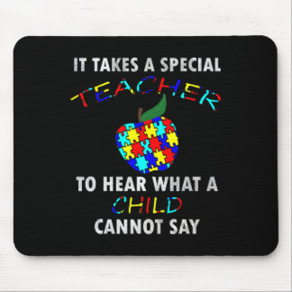Autism Awareness Puzzle Design Support Special Ed  Mousepad