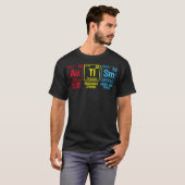 Autism Awareness Puzzle Piece Elements Periodic Au T-Shirt (Vorne ganz)