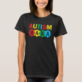 Autism Awareness Puzzle Ribbon Proud Autism Baba T-Shirt (Vorderseite)