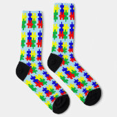 Autism Awareness Puzzle Unisex Novelty Socken (Rechts)