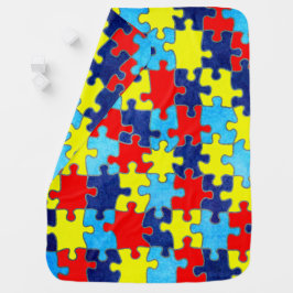 Autism Awareness-Puzzle von Shirley Taylor Babydecke