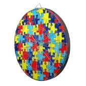 Autism Awareness-Puzzle von Shirley Taylor Dartscheibe (Vorderseite rechts)