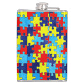 Autism Awareness-Puzzle von Shirley Taylor Flachmann (Rückseite)