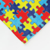 Autism Awareness-Puzzle von Shirley Taylor Fleecedecke (Ecke)