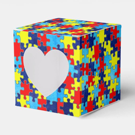 Autism Awareness-Puzzle von Shirley Taylor Geschenkschachtel (Vorderseite)