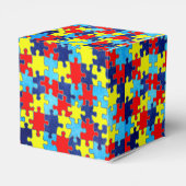 Autism Awareness-Puzzle von Shirley Taylor Geschenkschachtel (Rückseite)