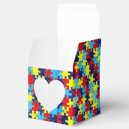 Autism Awareness-Puzzle von Shirley Taylor Geschenkschachtel (Geöffnet)