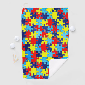 Autism Awareness-Puzzle von Shirley Taylor Golfhandtuch