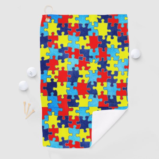 Autism Awareness-Puzzle von Shirley Taylor Golfhandtuch (Insitu)