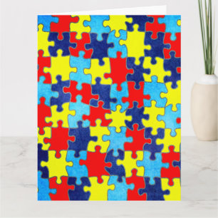 Autism Awareness-Puzzle von Shirley Taylor Karte