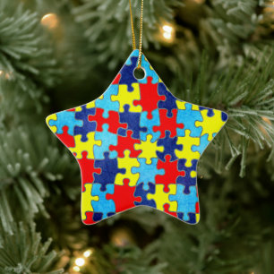Autism Awareness-Puzzle von Shirley Taylor Keramikornament