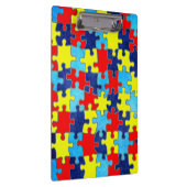Autism Awareness-Puzzle von Shirley Taylor Klemmbrett (Rechts)