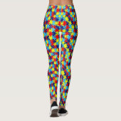 Autism Awareness-Puzzle von Shirley Taylor Leggings (Rückseite)