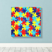 Autism Awareness-Puzzle von Shirley Taylor Leinwanddruck (Insitu (Holzboden))