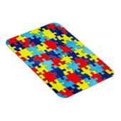 Autism Awareness-Puzzle von Shirley Taylor Magnet (Rechte Seite)